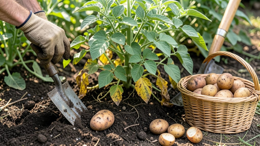 Russet Potato Harvest Time: Spot Skin Cracks & Dig Before Bolting Begins