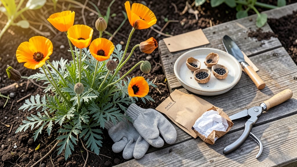 How to Harvest Poppy Seeds for Planting: When Pods Turn Brown & Dry for Easy Collection
