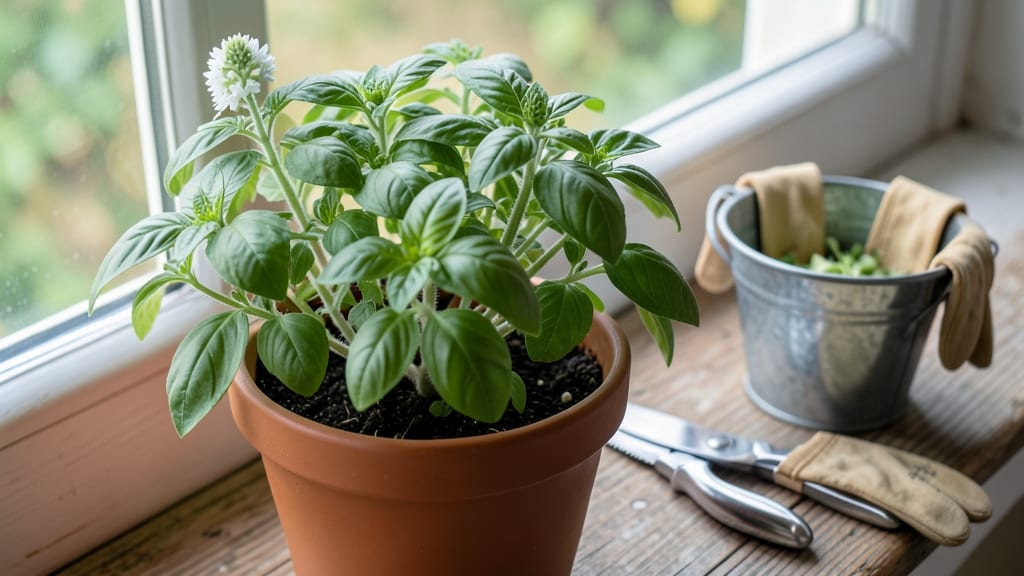 How to Harvest Basil So It Keeps Growing: Pinch-and-Regrow Method for Nonstop Leaves