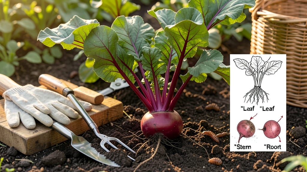 How to Know When to Harvest Beets: Color Shift and Root Size Check
