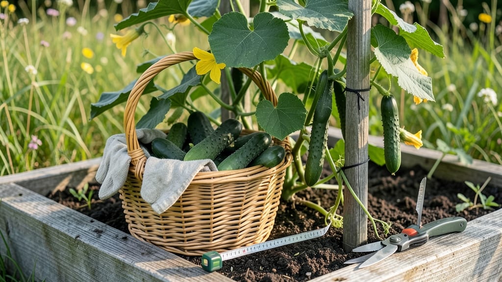 When to Harvest Boston Pickling Cucumbers: Firm Skin and 1-2 Inch Size for Crunchy Slices