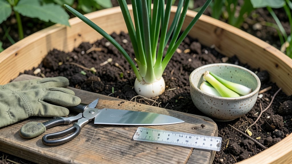 How to Harvest Green Onions So They Keep Growing: Snip-and-Regrow Method for Unlimited Supply