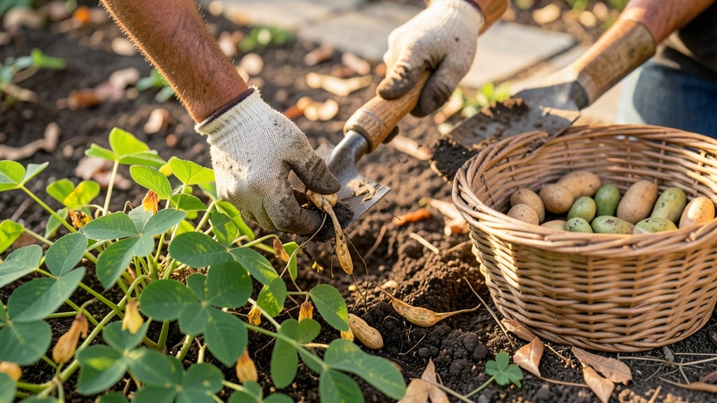 When to Harvest Peanuts: Dig When Leaves Yellow and Pods Feel Firm