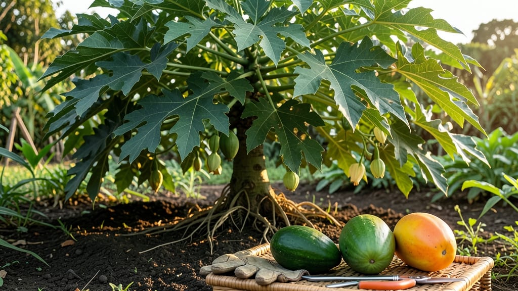 When to Harvest Papaya: 3 Color-Stage Tricks for Sweetest Fruit