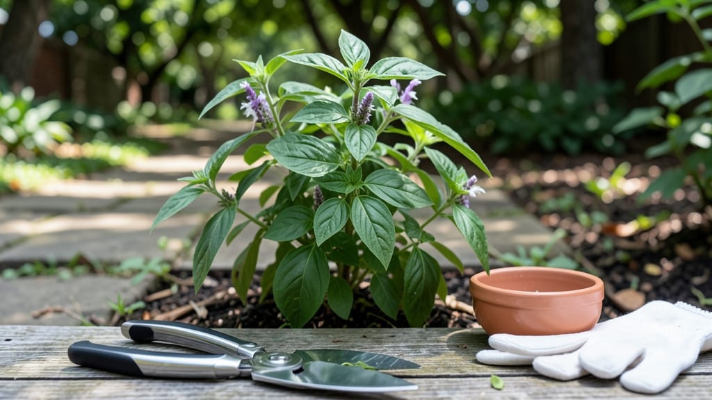 How to Harvest Holy Basil: 3 Leaf Color Cues for Peak Flavor