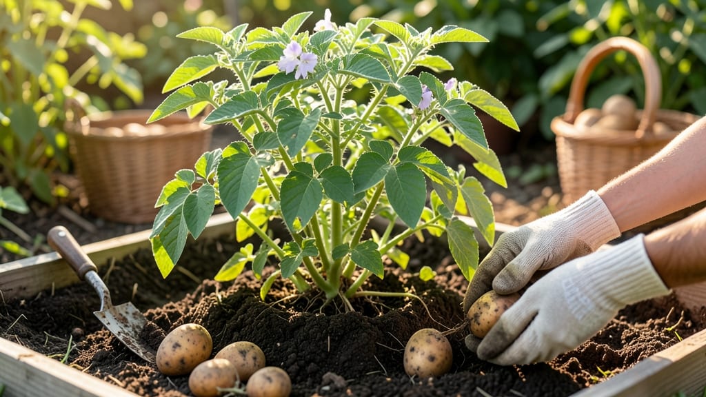 When to Harvest Potatoes: Finger-Press Test for Perfect Size & Flavor