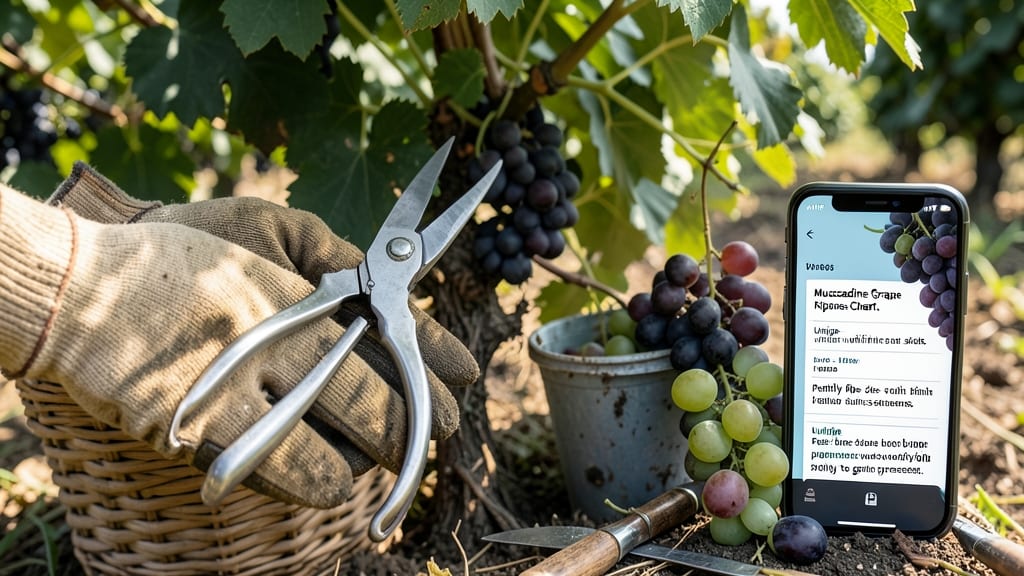 When to Harvest Muscadine Grapes: Berry Size & Seed Color Test for Peak Flavor