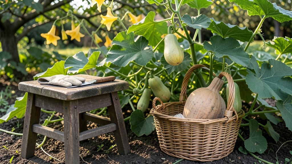 When to Harvest Butternut Squash from Garden: Skin Hardness & Seed Color Check