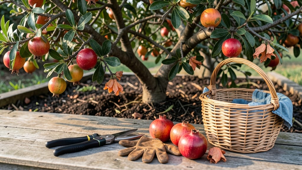 When to Harvest Pomegranate Fruit: Seed Color Shift & Skin Cracking Tricks