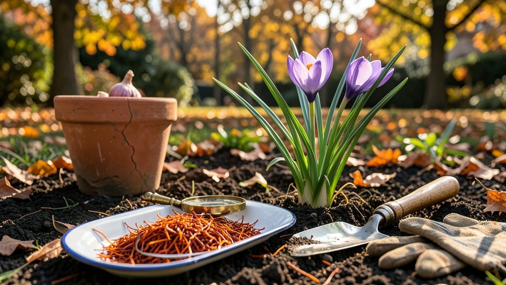 How to Harvest Saffron Threads: When Stigmas Open for Peak Purity