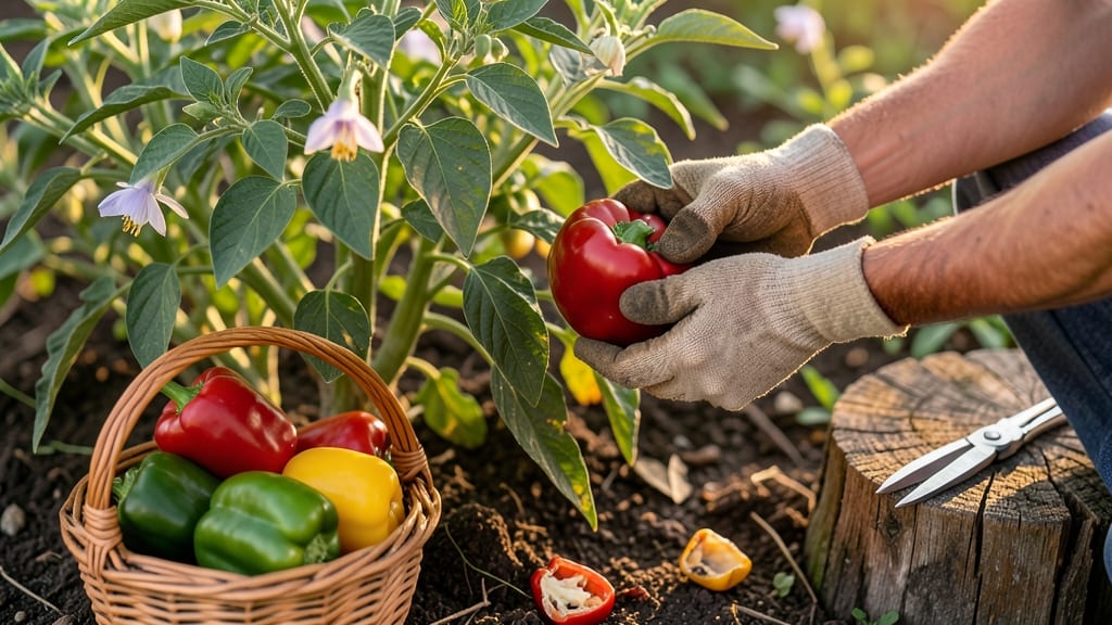 Bell Pepper Harvest Time: 3 Tactile Tests to Pick at Peak Sweetness