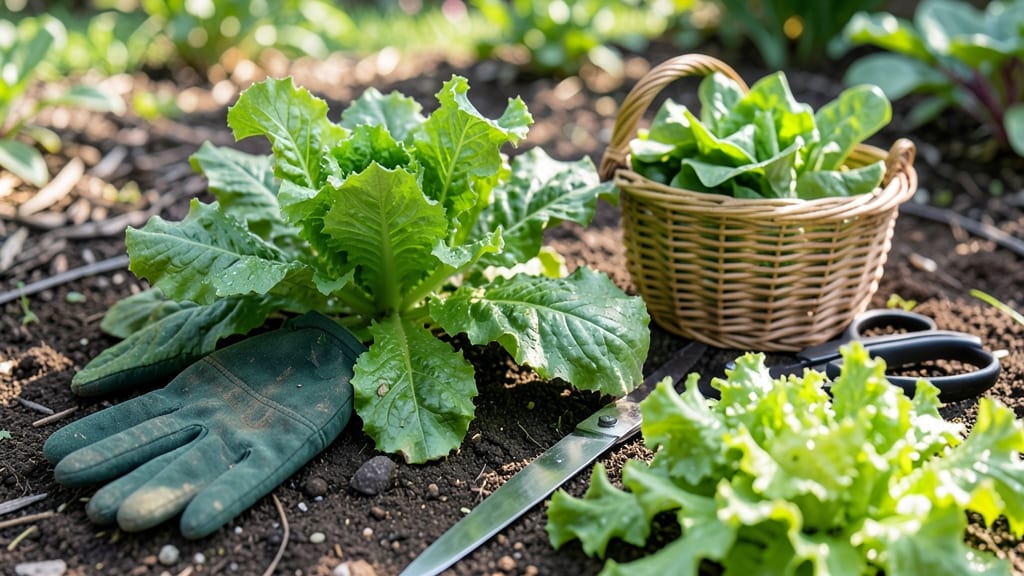 How to Harvest Loose Leaf Lettuce: When Outer Leaves Reach 4 Inches for Continuous Regrowth
