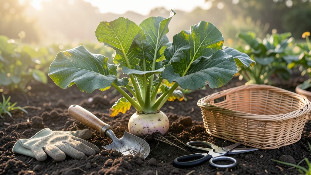 Turnip Harvest Time: Golf Ball-Sized Roots Mean Peak Flavor
