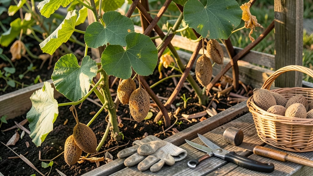 How to Harvest Loofah Sponges: When Pods Turn Yellow-Brown & Split Open