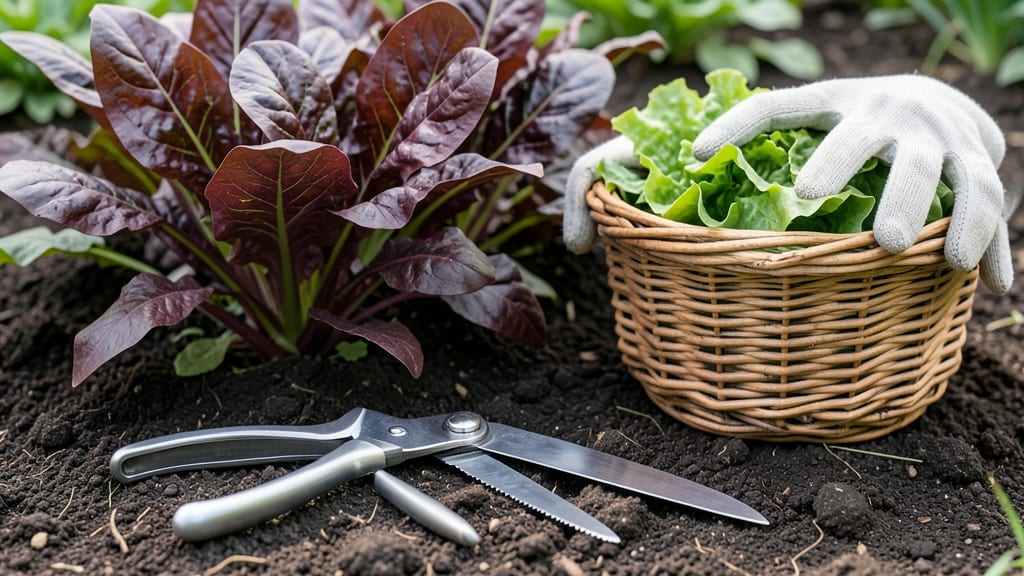When to Harvest Red Romaine Lettuce: Crisp Stems and Cup-Shaped Leaves Test