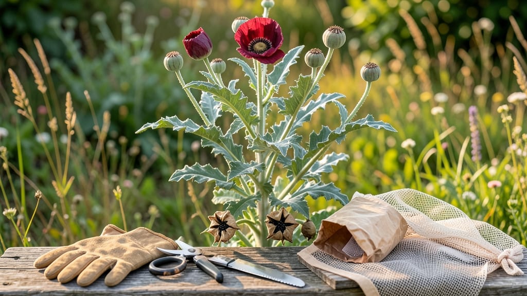How to Harvest Poppies: When Seed Pods Crack Open Naturally (Best Time)