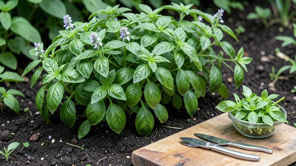 How to Harvest Basil for Pesto: Best Leaf-Cutting Times & Regrowth Hacks