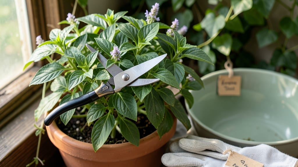 How to Harvest Tulsi: Prune for Regrowth & Boost Yield Year-Round