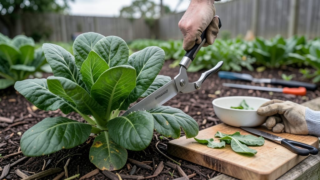 How to Harvest Collards: Cut-and-Come-Again Method for Year-Round Greens