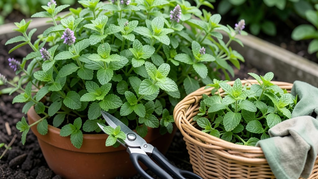 How to Harvest Mint: When Stems Snap Easily (Best Time for Flavor)