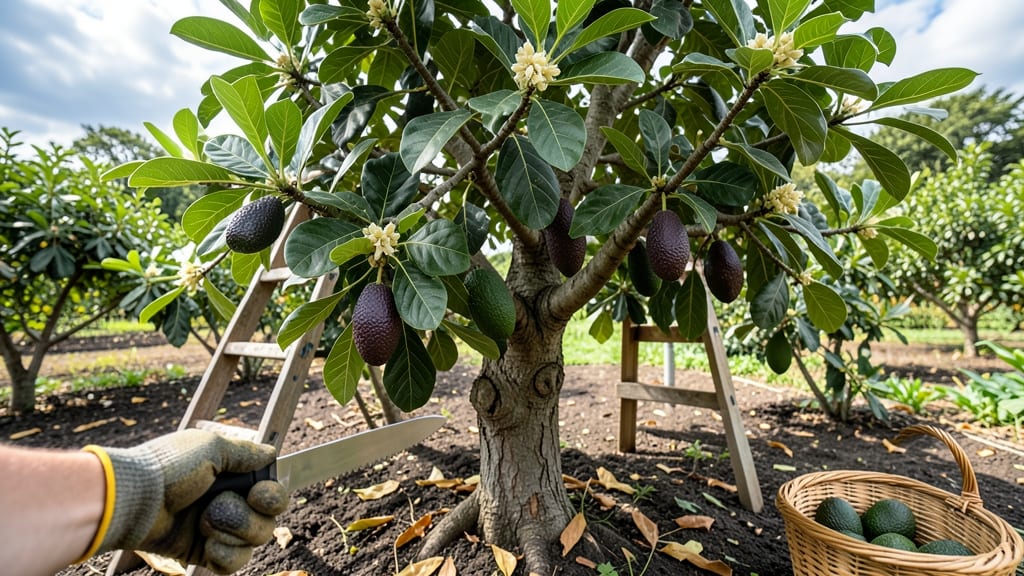 Harvest Time for Avocados: When Skin Darkens to Purple-Black (Not Brown) & Yields Gently