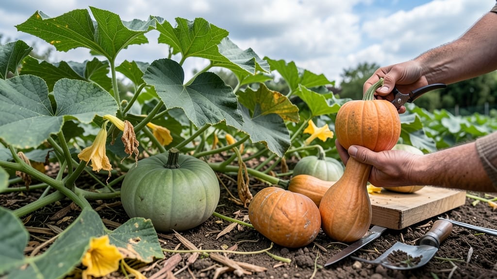 When to Harvest Butternut Pumpkins: 3 Tactile Tests for Glossy Skin & Sweet Spot