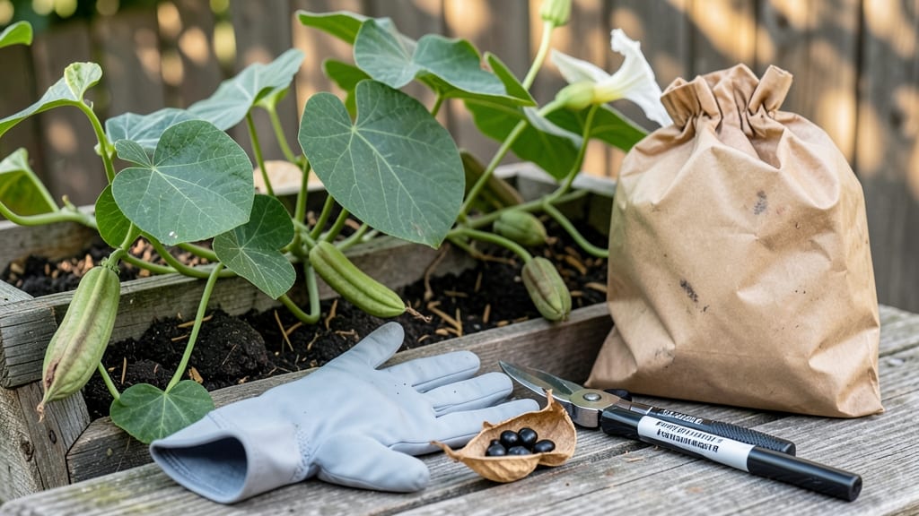 When to Harvest Moonflower Seed Pods: Watch for Brown Cracks & Flexible Stems