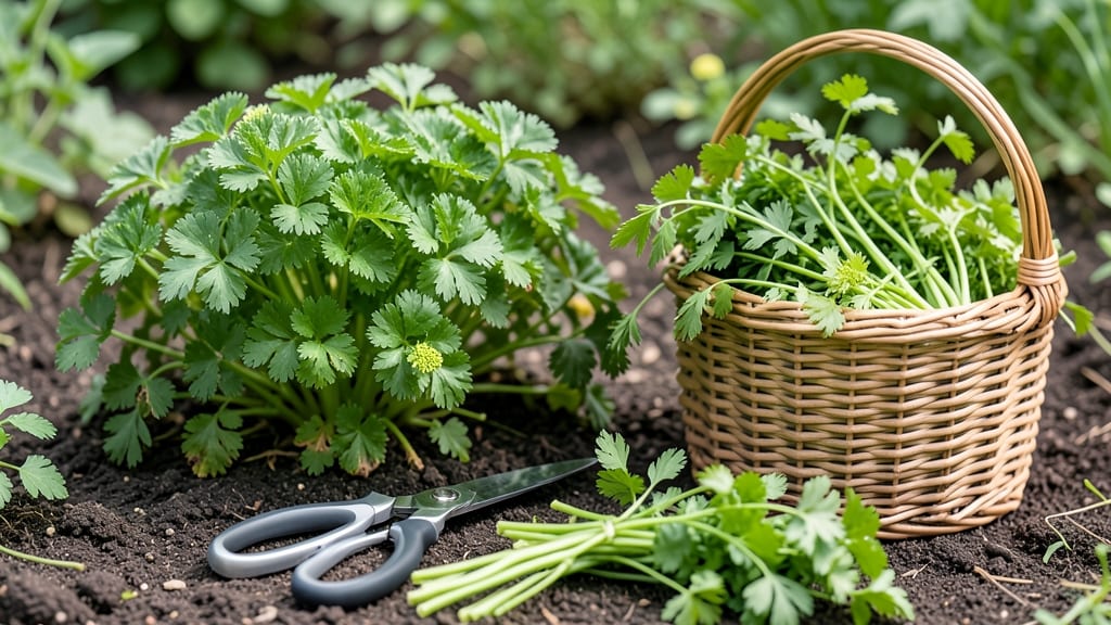 How to Harvest Parsley: When Stems Snap Easily for Freshest Flavor