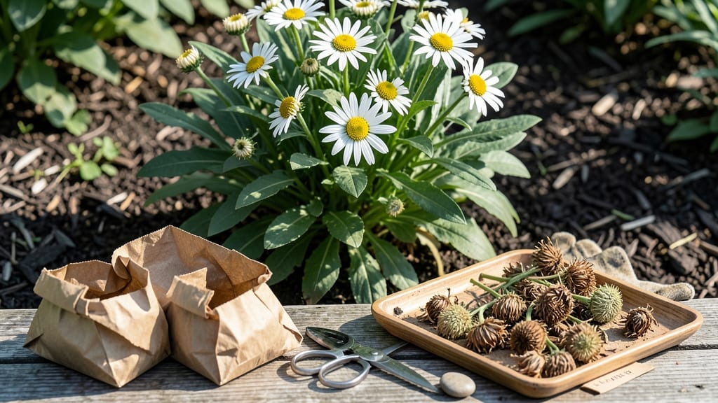 How to Harvest Shasta Daisy Seeds: When Heads Turn Brown and Fluffy