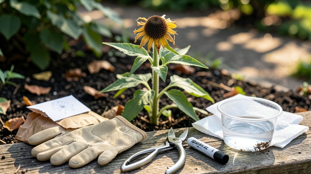 How to Harvest Black Eyed Susan Seeds: When Seed Heads Turn Brown and Dry Completely