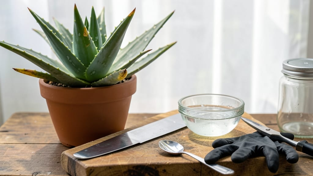 How to Harvest Aloe Gel: Leaf-Cutting Tricks for Maximum Yield Without Waste