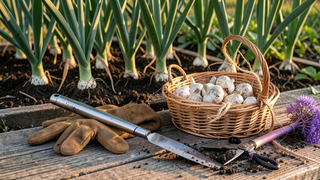 Do You Harvest Garlic Before or After It Flowers: Exact Timing for Maximum Bulb Size