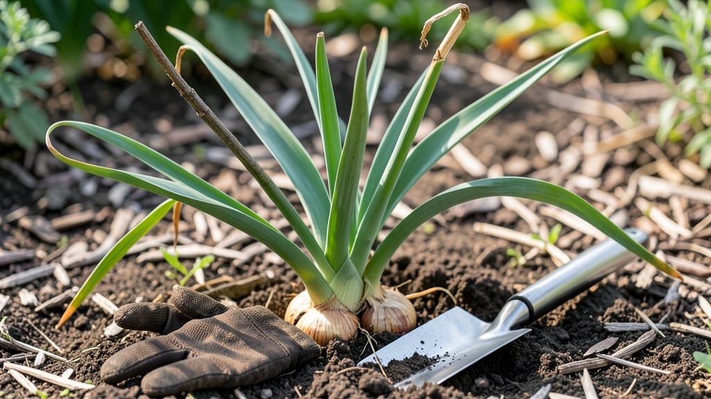 When to Harvest Garlic in NC: Look for Brown Stems and Dry Lower Leaves