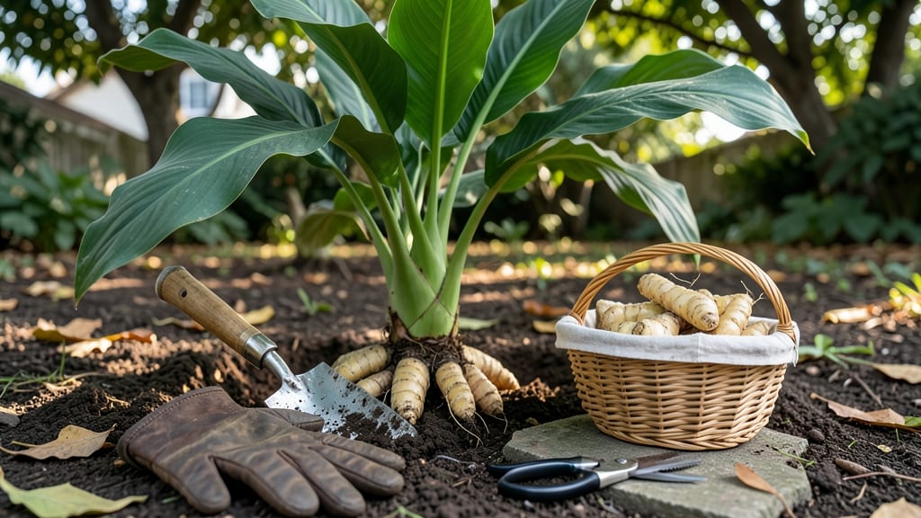 When to Harvest Ginger Root: Knuckles Turn Tough & Fingernail Press Leaves No Mark
