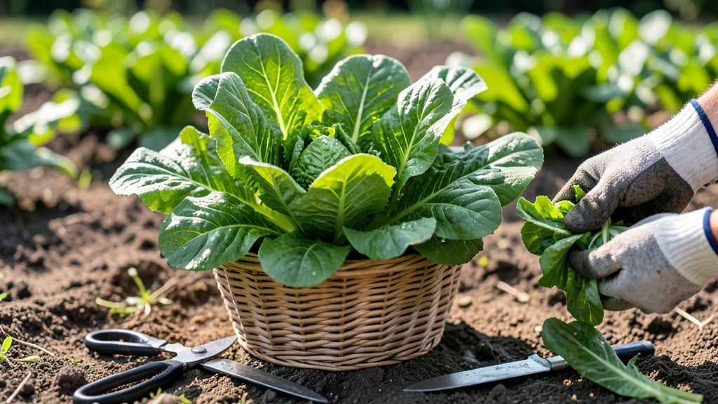 Harvest Black Seeded Simpson Lettuce: When Leaves Cup Tightly for Crisp, Bolt-Resistant Cuts