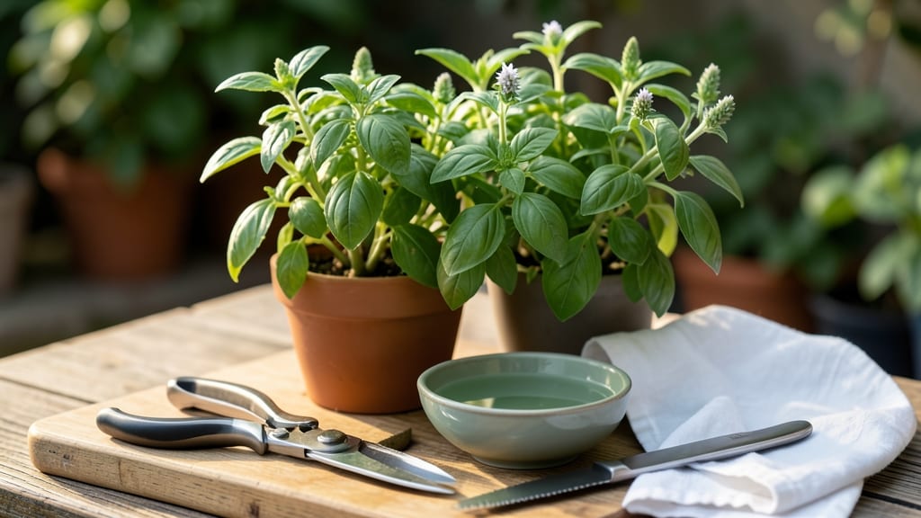 How to Harvest Basil With Pictures: Step-by-Step Visual Guide for Perfect Leaves