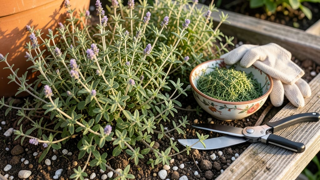 How to Harvest Thyme So It Keeps Growing: Prune-and-Regrow Method