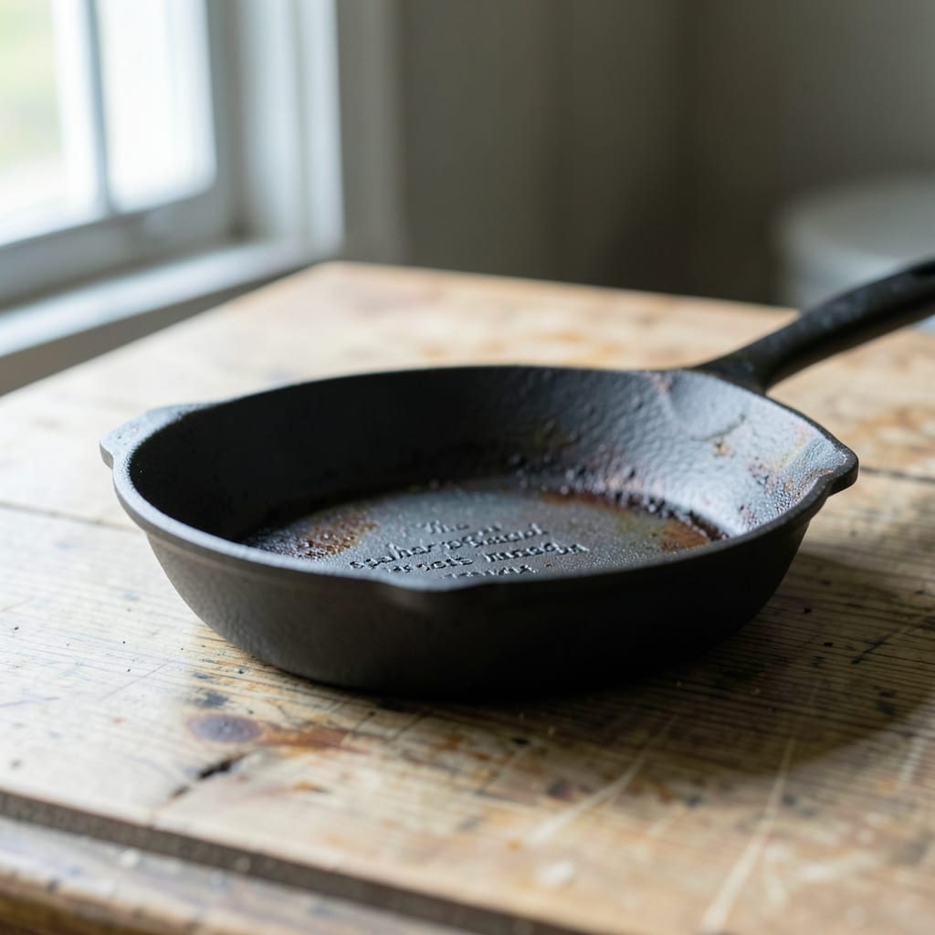 The cast iron skillet