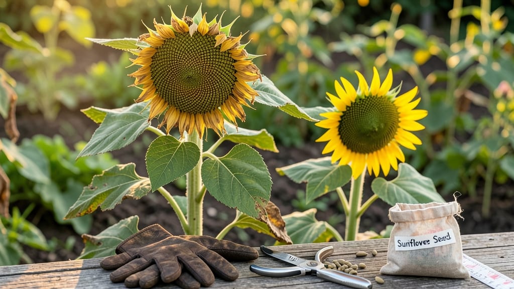 How to Know When to Harvest Sunflower Seeds: Back-of-Hand Test for Perfect Ripeness