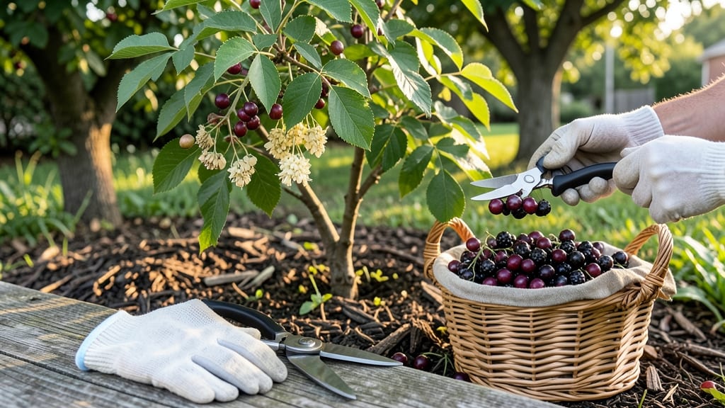 When to Harvest Elderberries: Berry Color Shift & Seed Maturity Test