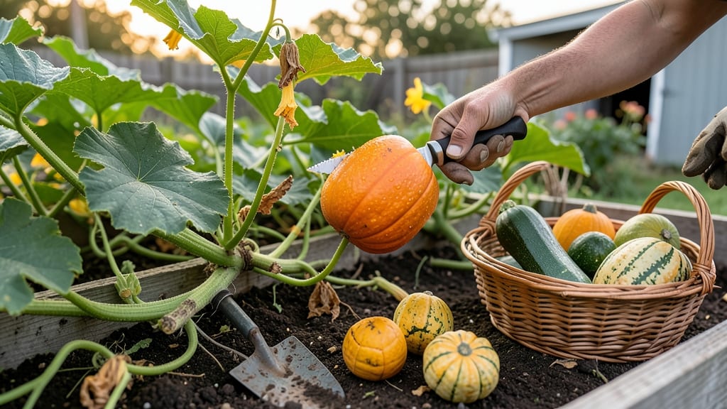 Squash Harvest Time: 3 Tactile Tests to Avoid Overripe Waste