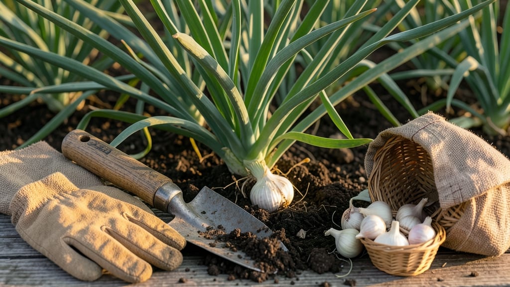 When to Harvest Garlic in Michigan: Soil Temperature Triggers for Peak Flavor