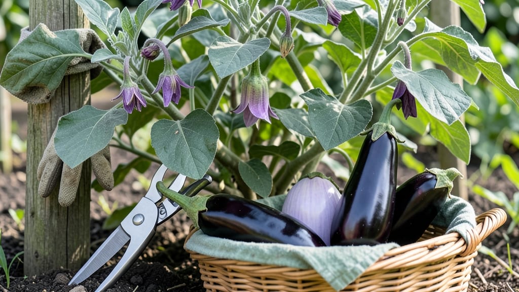 When to Harvest Black Beauty Eggplant: Firm Skin + Color Shift = Peak Flavor