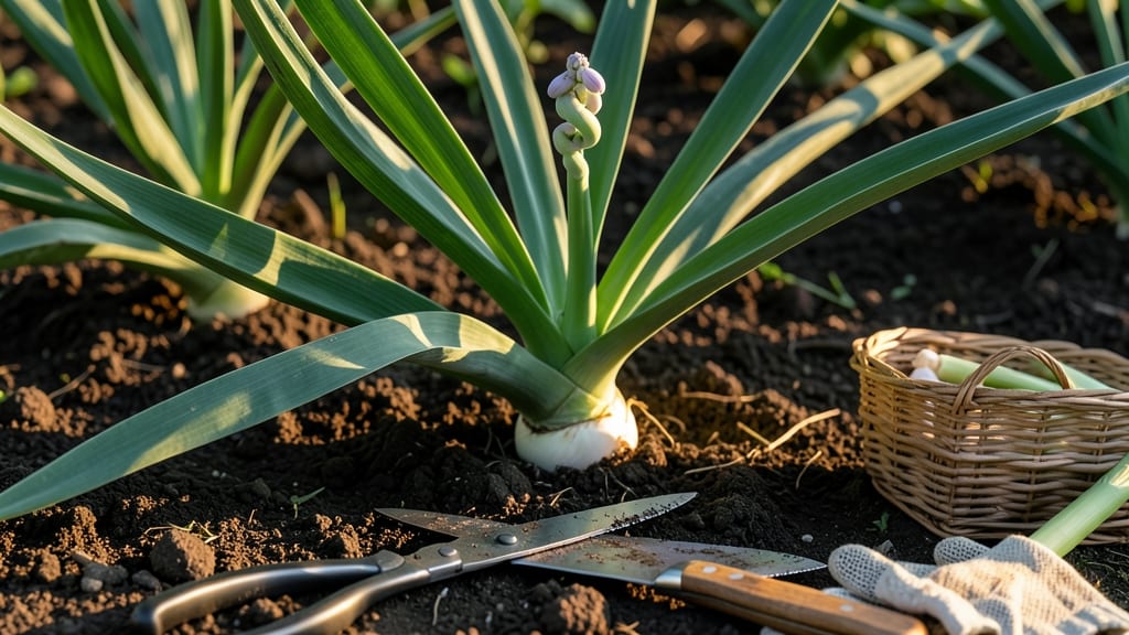 Garlic Scapes Harvest Time: When Stems Flatten for Peak Flavor