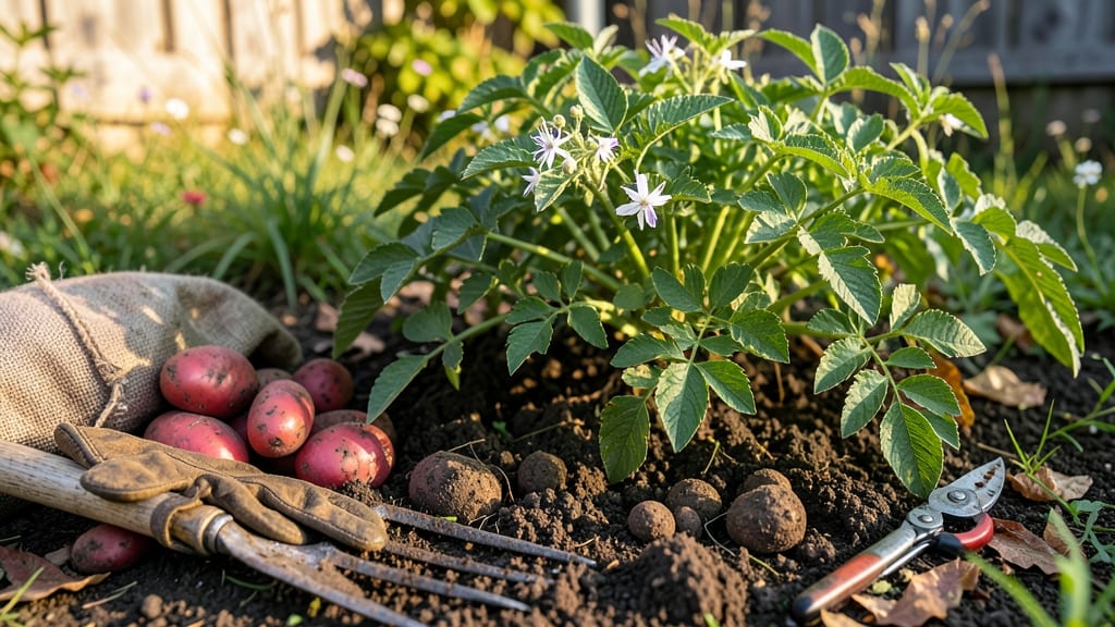 Red Potato Harvest Time: When Skin Turns Papery and Digging Gets Easy