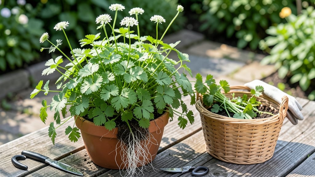How to Harvest Coriander: When Stems Snap Easily for Maximum Flavor