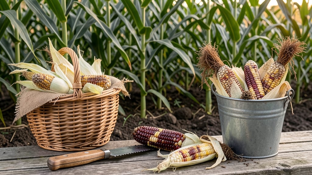 When to Harvest Indian Corn: 3 Tactile Tests for Perfect Kernel Maturity