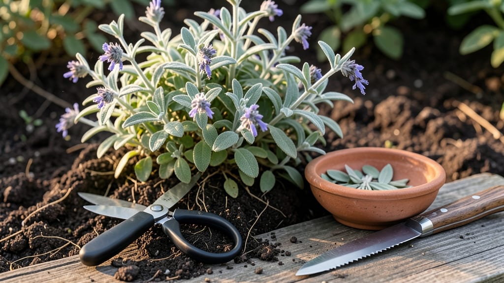 How to Harvest Sage Herb: When Leaves Turn Silver And Cut for Peak Flavor