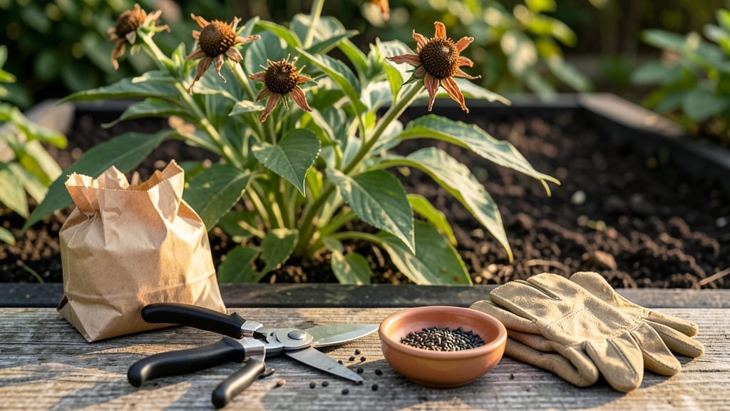 How to Harvest Rudbeckia Seeds: When Seed Heads Turn Brown & Crack Open