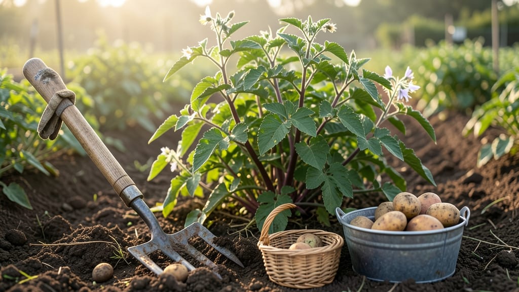 How Many Days to Harvest Potatoes: Golf-Ball Roots & Skin Slip Test